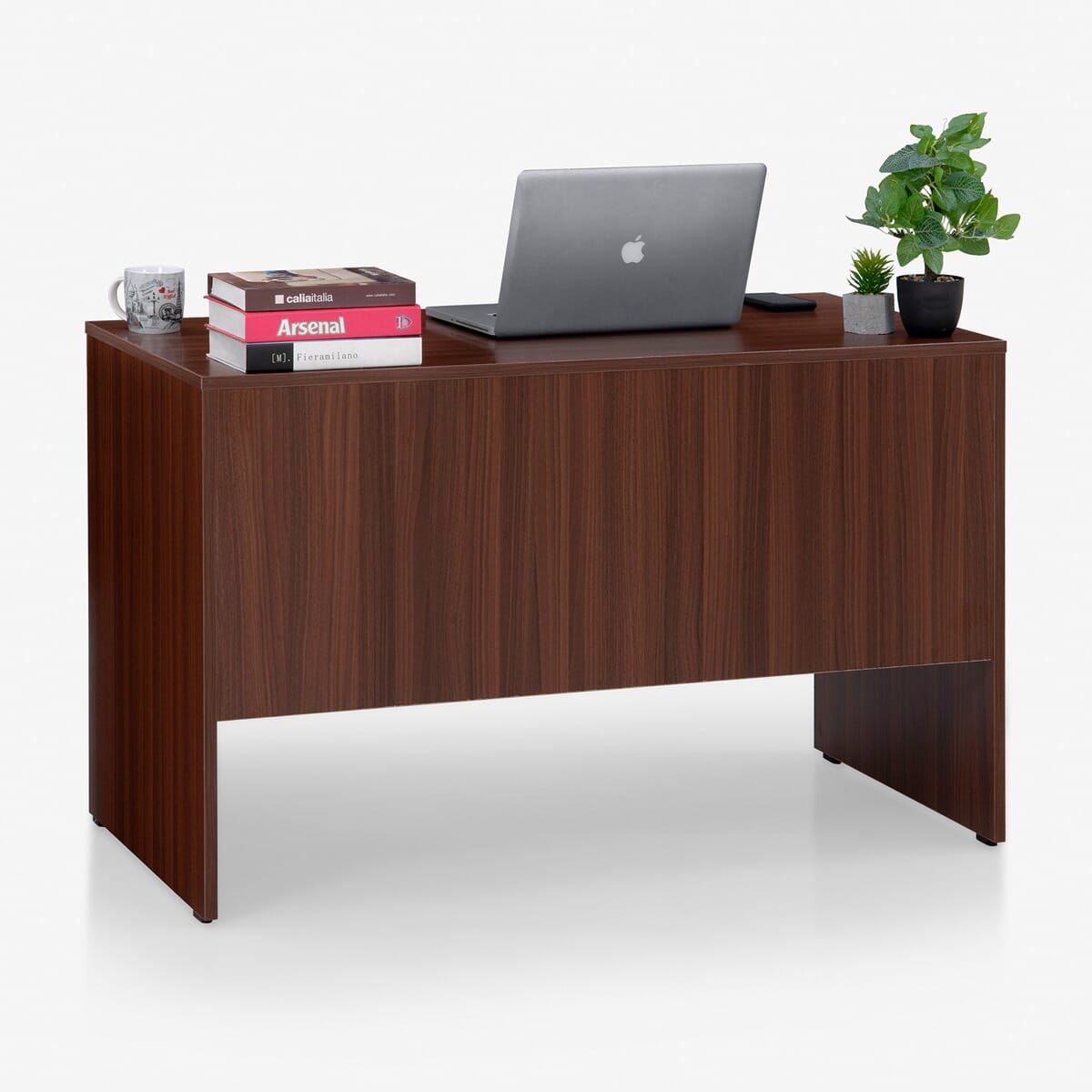 Pixel Compact Desk - 4 Ft (Planked Walnut)